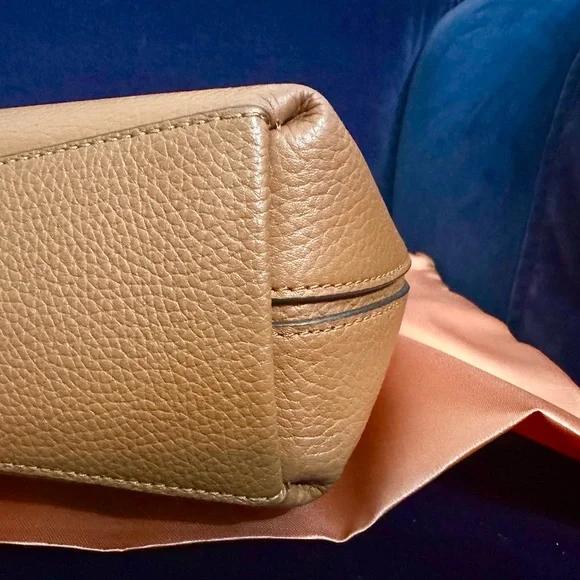 Kate Spade Tan Shoulder Bag with Chain & Adjustable Strap, Great Condition - Picture 8 of 12